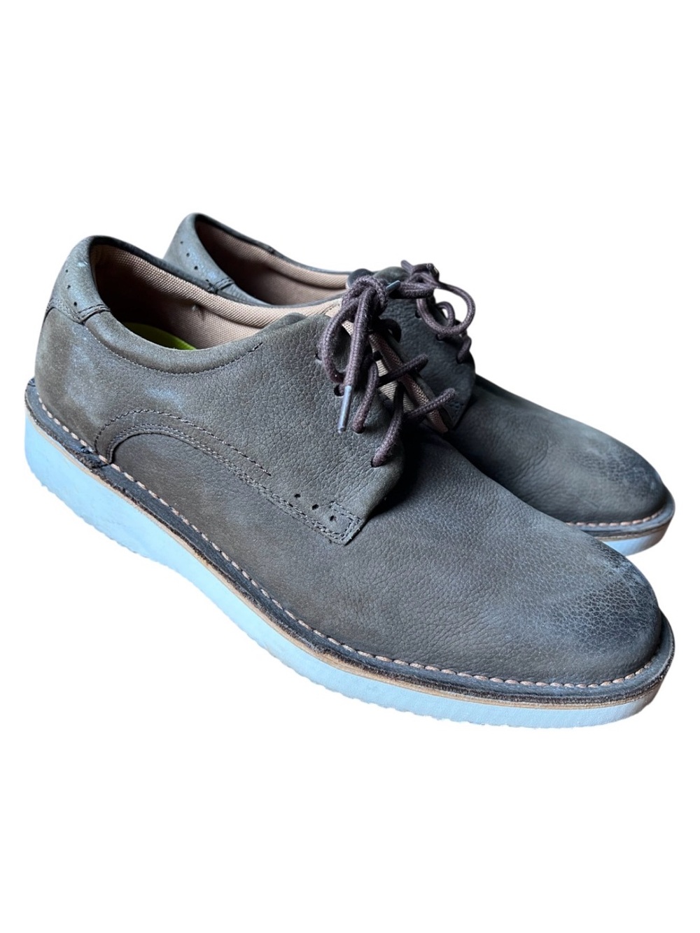 Florsheim Navigator Plain Toe Brown Leather Oxford Size 10